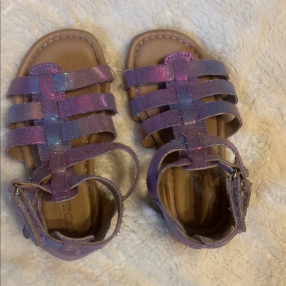 7t Purple Iridescent Fisherman Sandals Old Navy